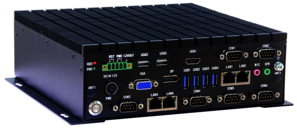 華北工控BIS-6675I冰翅無風(fēng)扇設(shè)計多網(wǎng)口工業(yè)整機